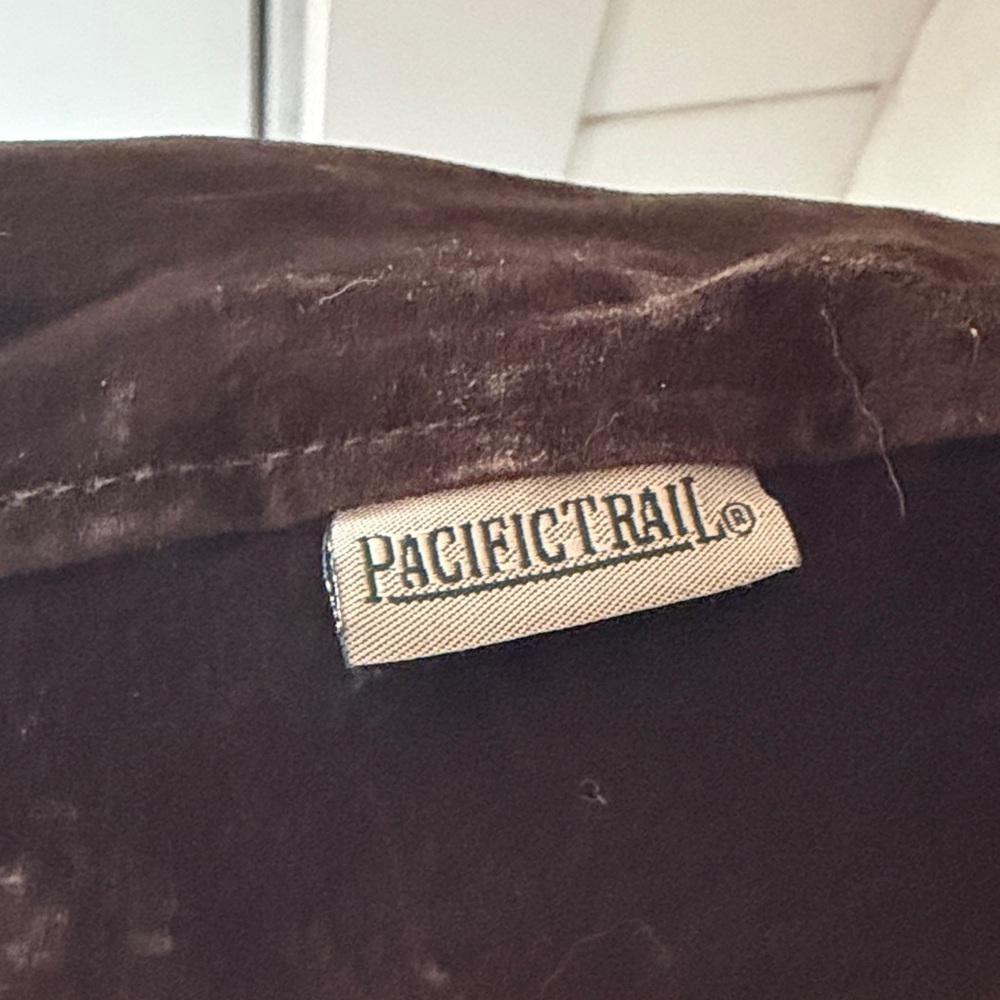 Pacific Trail Mens 2XT Chocolate Brown 100% Leather/suede Coat w/ Sherpa Lining - Picture 7 of 13